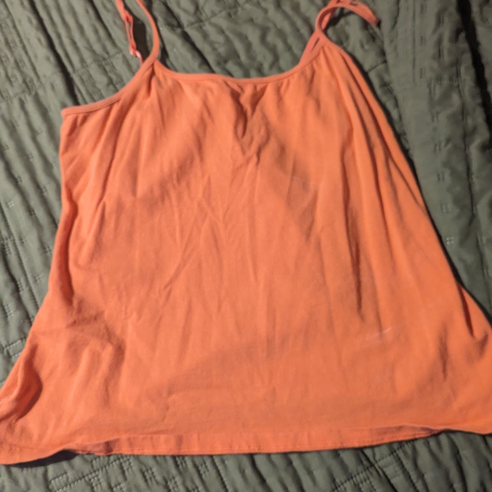 Women’s Slim Strap Cami Tank Top - Coral